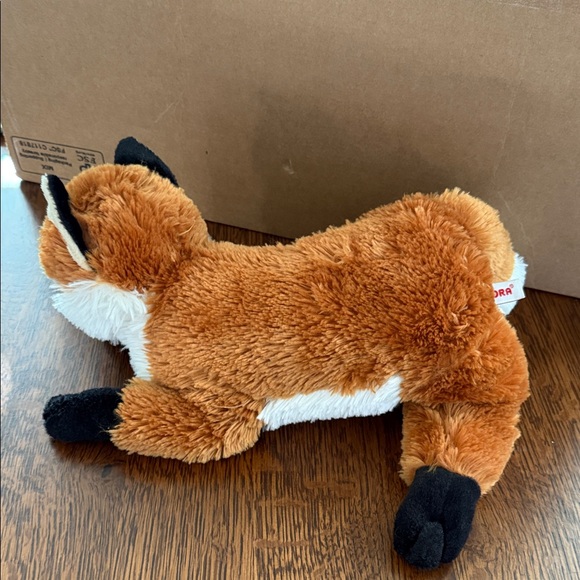 Plush Fox Toy - Brown and White - Picture 3 of 4
